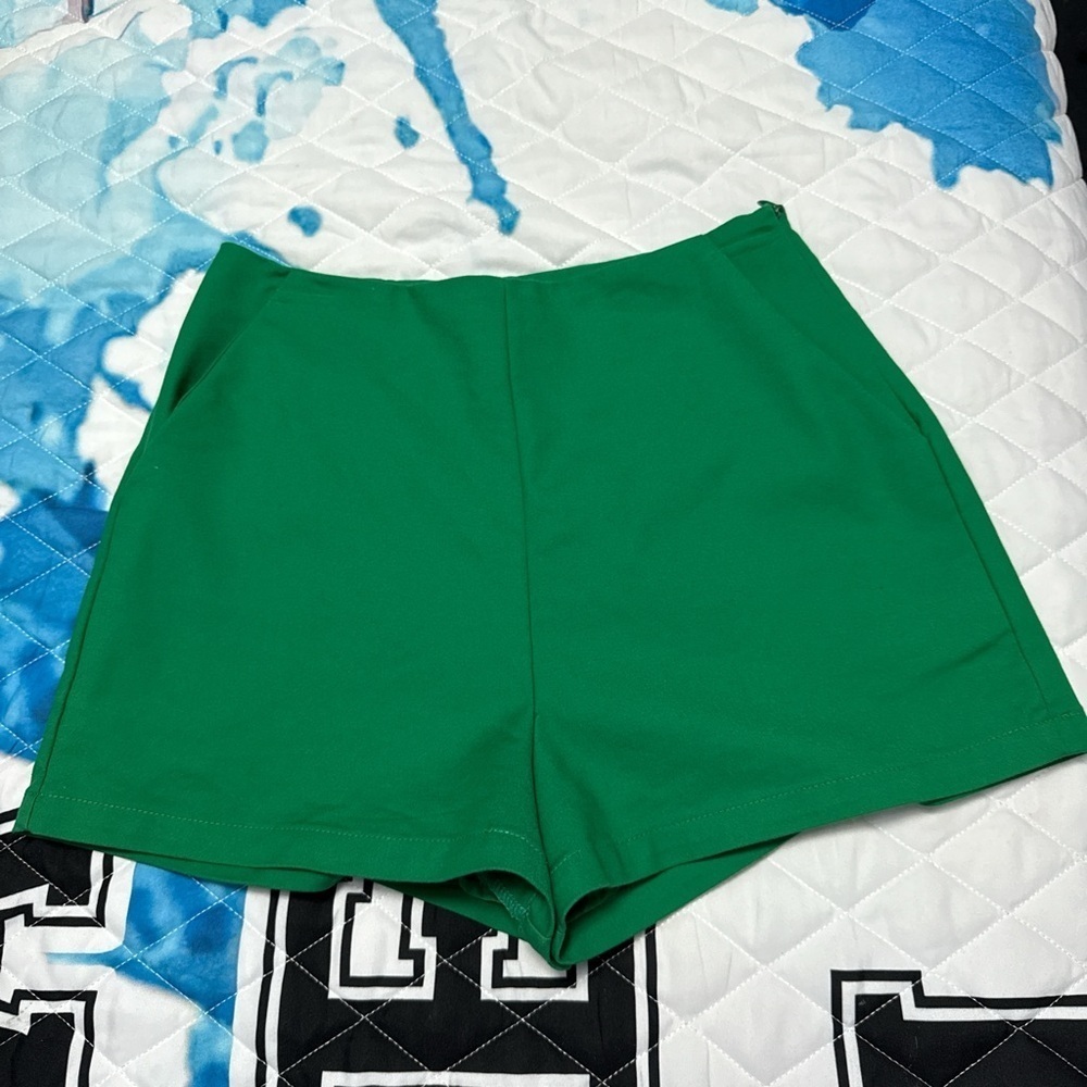 Green Women's Shorts